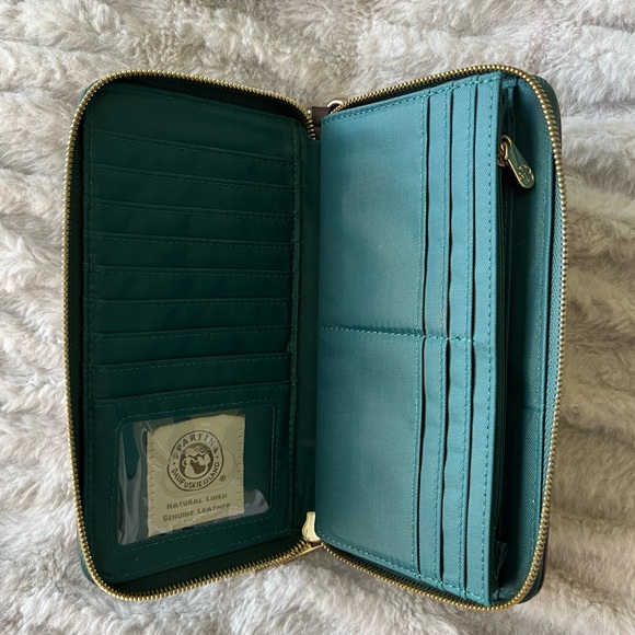 EXCELLENT CONDITION Spartina Wristlet Zipper Wallet - Picture 3 of 4